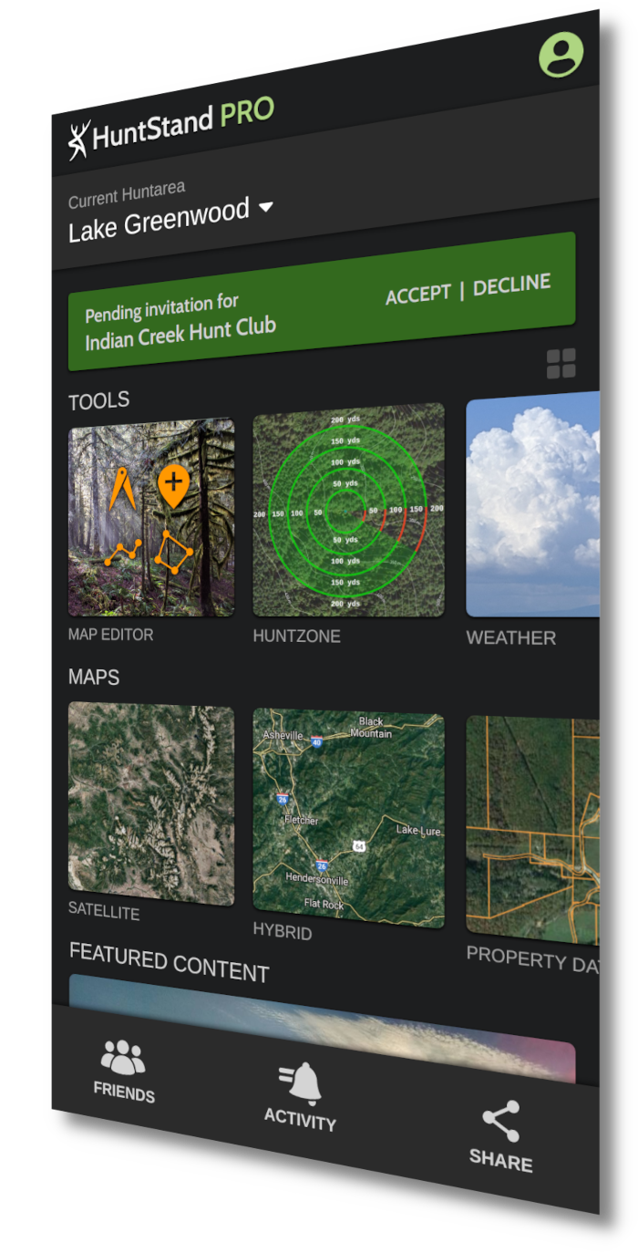 HuntStand App Screenshot